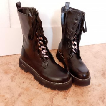 Ботинки осенние, нат.кожа.