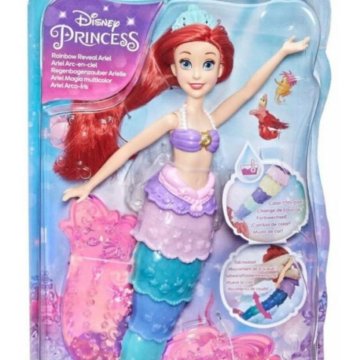 Кукла Принцессы Дисней Радужная Ариэль disney