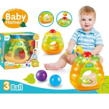 Игрушка развивающая с молоточком на батарейках в к