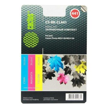Заправочный набор Cactus CS-RK-CL441 цветной Canon