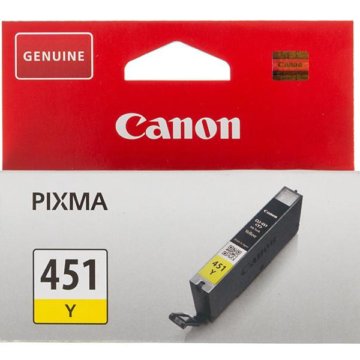 Картридж струйный Canon CLI-451Y 6526B001 желтый (