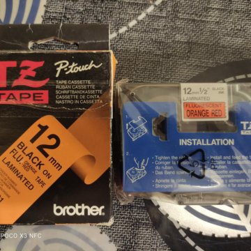 Картридж с флуоресцентной ламинированной лентой