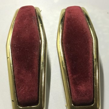 Бархатные заколки для волос