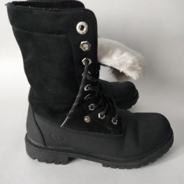 Сапоги зимние на меху женские размер 36. Немного б