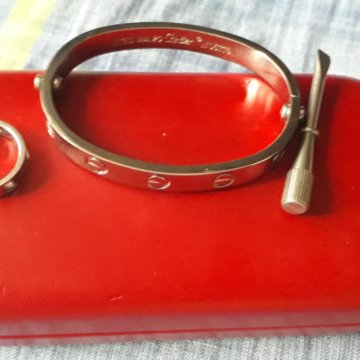 Комплект браслет и кольца