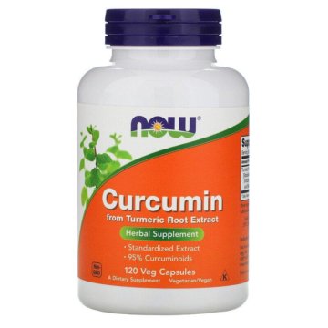 NOW, Куркумин Tumeric, 665мг, 120 капсул