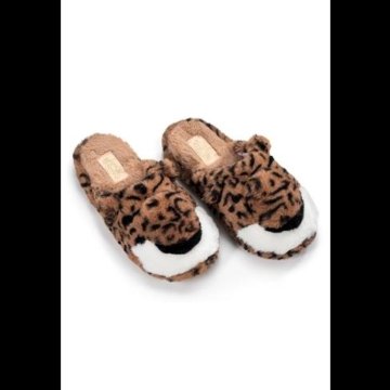 Тапочки женские «Символ года», коричневый, голубой