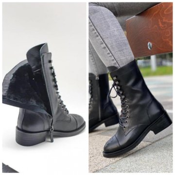 Зимние ботинки Chanel