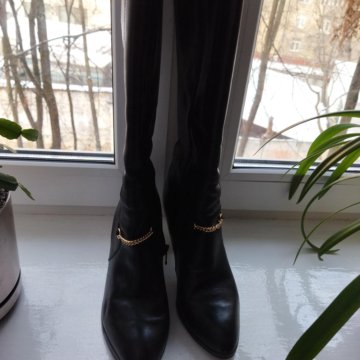 Сапоги женские черные 38 размера Австрия