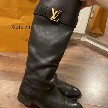 Сапоги Louis Vuitton оригинал кожа 37 размер