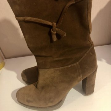 Ботильоны замшевые оригинал Unisa