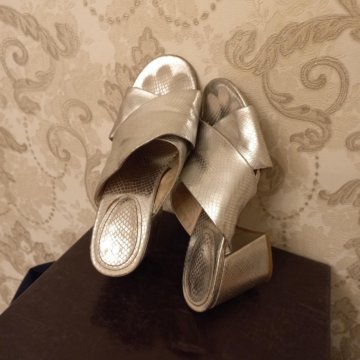 Туфли без задника,37 р,кожа