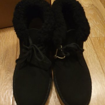 Clarks 35/36 ботинки нат. овчина, еврозима, новые