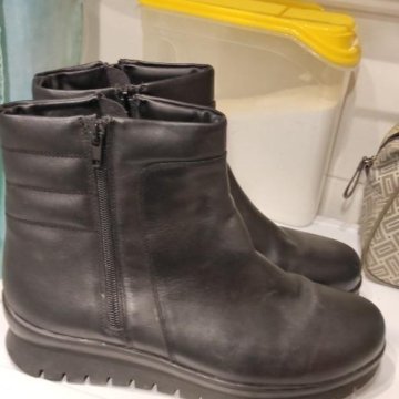 Немецкие SCHTOSEN 40 натуральные кожа и мех