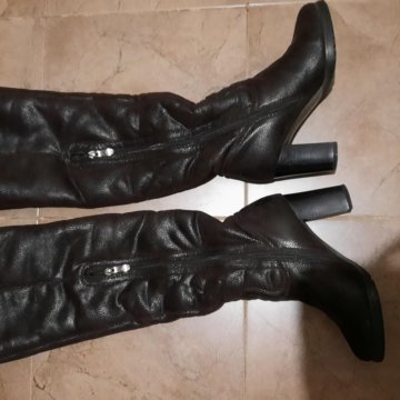 Сапоги ботфорты женские зимние 37 размер