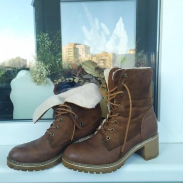 Ботинки демисезонные коричневые