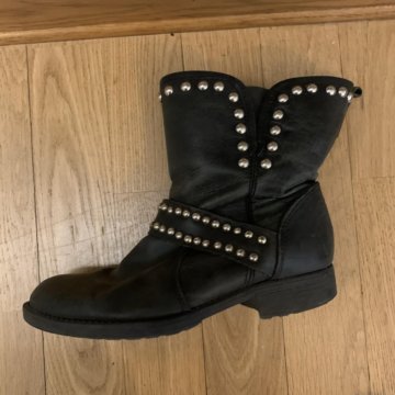 Сапоги ботинки казаки челси натуральная кожа