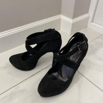 Туфли натуральная замша