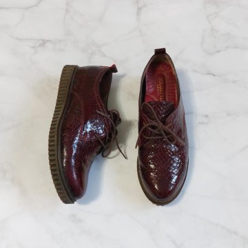 Туфли женские 37 демисезонные бордовые