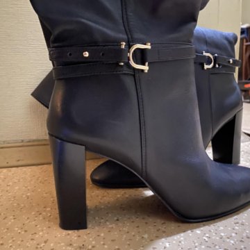 Сапоги кожаные