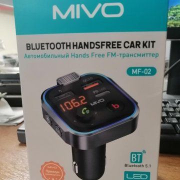 Автомобильный мини-адаптер с Bluetooth Mivo,MF-02