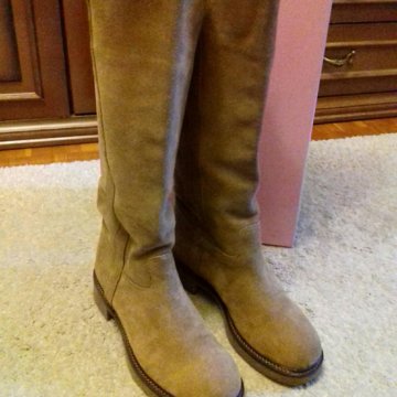 Сапоги нат. замша 39 р.