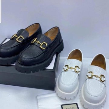 Лоферы кожаные Gucci