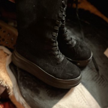 Сапоги зимние на платформе