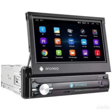 Магнитола с выдвижным экраном андроид