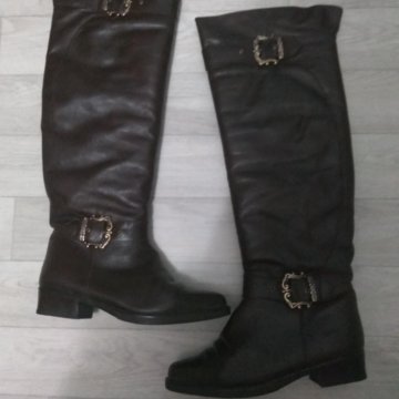 Зимние итальянские модные сапоги сезон новые