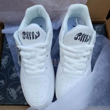 Кроссовки кожаные