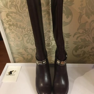 Сапоги кожаные новые евро-зима 39 размер