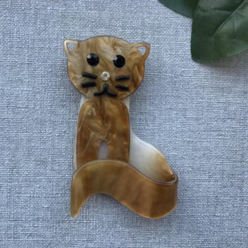 Брошь кошка символ года 2023