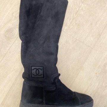 Зимние сапоги Шанель