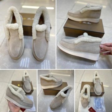 Зимние полуботинки лоферы LoroPianа