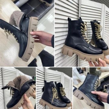 Ботинки зимние Люкс. Натуральная шерсть