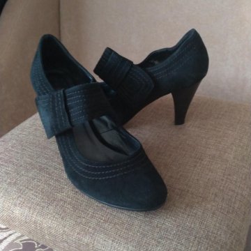 Туфли замшевые