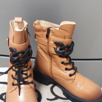 Женские ботинки 38 размер, кожа новые, зима