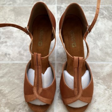 Туфли/босоножки латина/сальса/бачата 25см (39р-р)