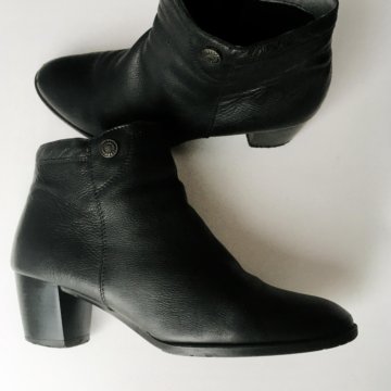 Ботильоны Tervolina натуральная кожа черные р. 40