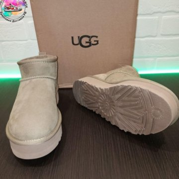 UGG женские на платформе - угги натуральные
