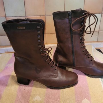 Батальоны женские зимние натуральный мех и кожа