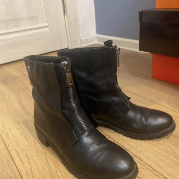 Ботинки демисезонное, натуральная кожа