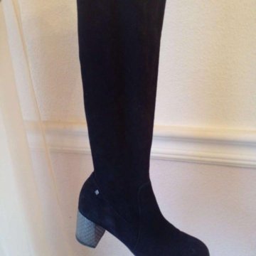 Сапоги respect замшевые