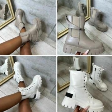 Ботинки зимние женские. Натуральная шерсть