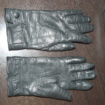 Перчатки кожаные зимние