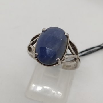 Кольцо сапфир 18 р.