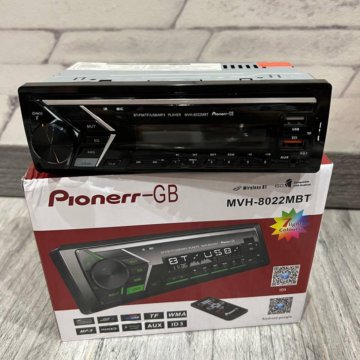 Автомагнитола Pioneer MVH-8022MBT 1din