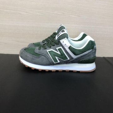Кроссовки New Balance 574 зеленые