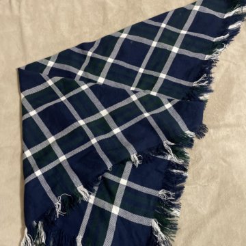 Платок шарф в клетку клетчатый